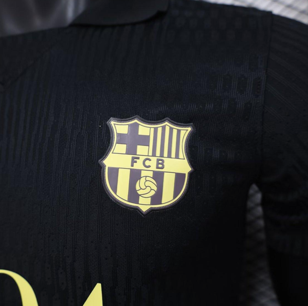 25/26 FC Barcelona BLACK Jersey With 304 Sponsor