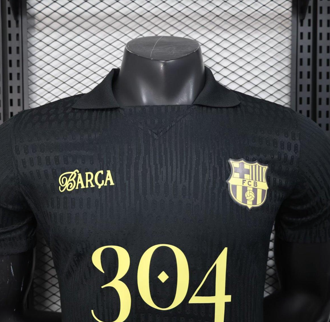 25/26 FC Barcelona BLACK Jersey With 304 Sponsor