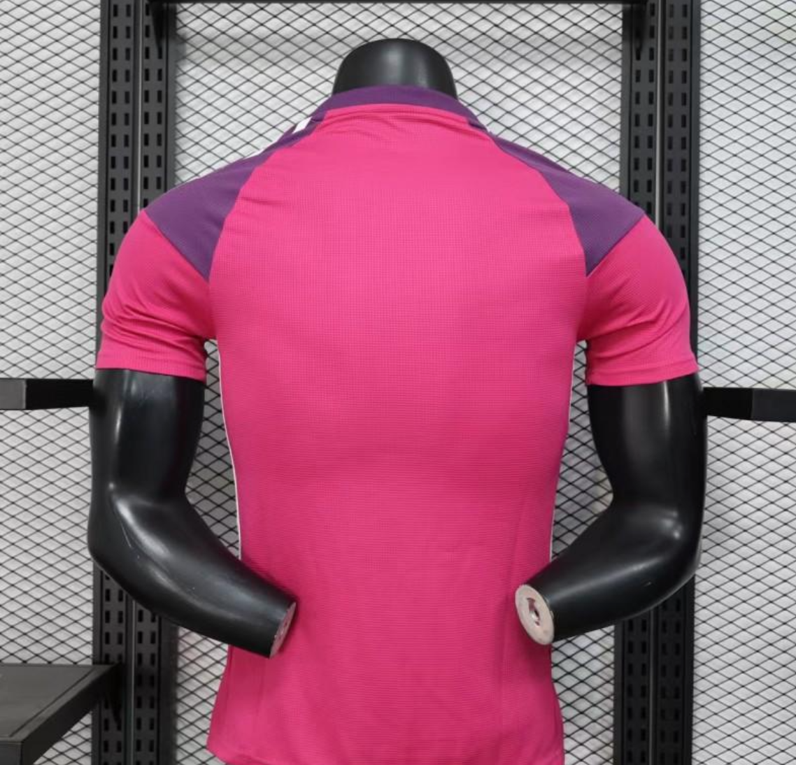 25/26 Real Madrid Purple Pink with Geometric Wave Pattern
