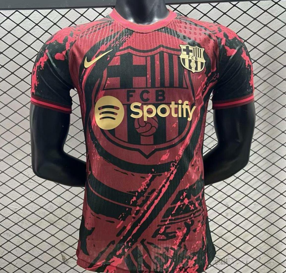 25/26 FC Barcelona Pink with Black Marble Design