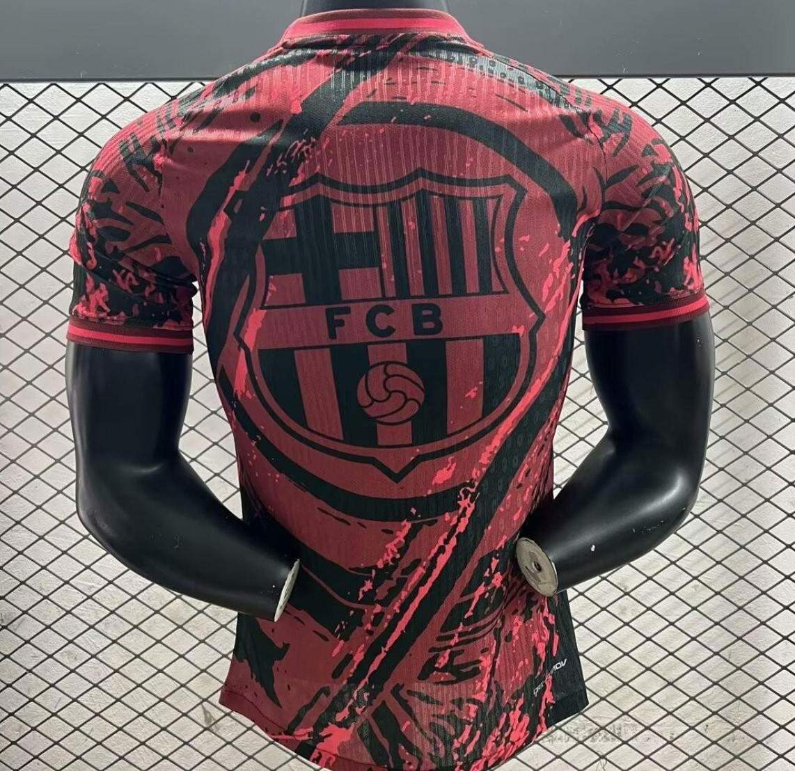 25/26 FC Barcelona Pink with Black Marble Design