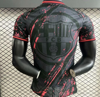 25/26 FC Barcelona Black with Pink Splash Design