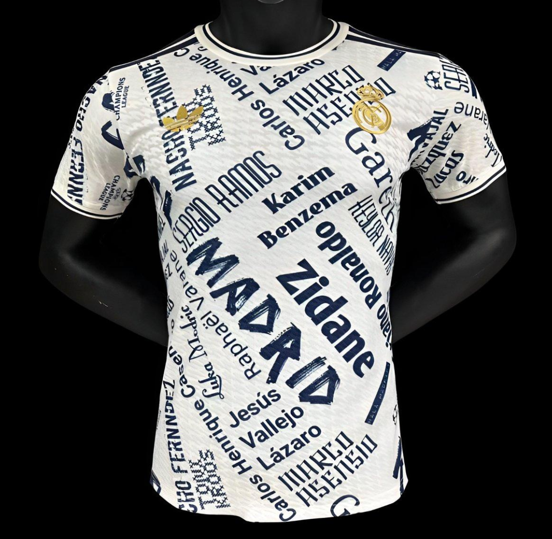 25/26 Real Madrid White with Legendary Players Names