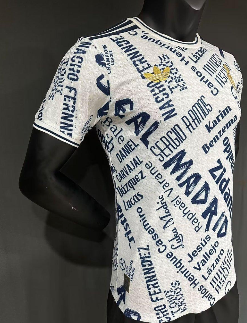 25/26 Real Madrid White with Legendary Players Names