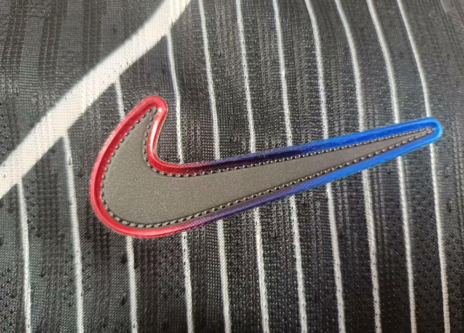 25/26 FC Barcelona Black with White Line Pattern