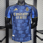 25/26 Player Version Real Madrid Blue Geometric Pattern Away