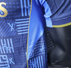25/26 Player Version Real Madrid Blue Geometric Pattern Away