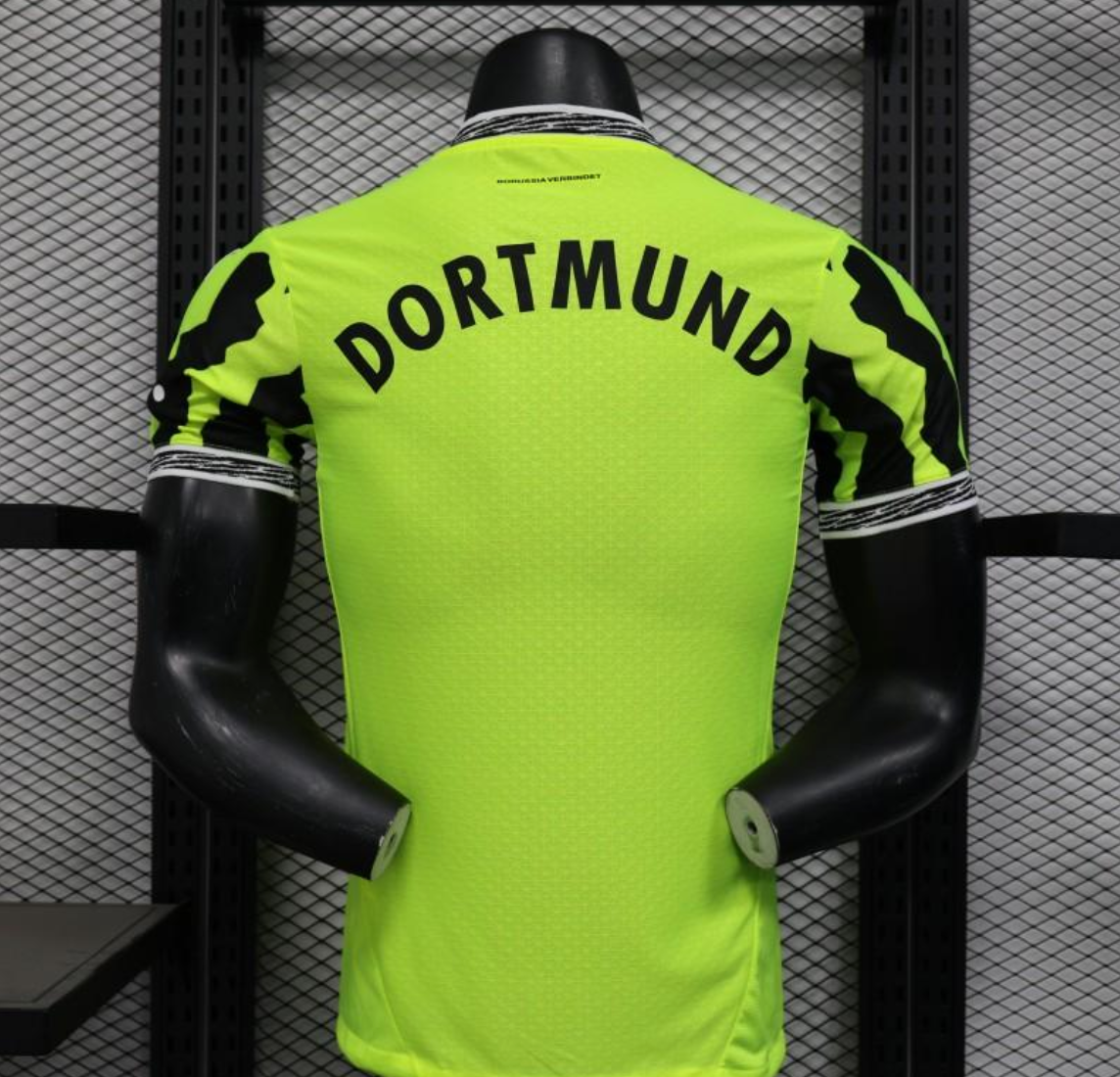 25/26  Borussia Dortmund Neon Green Home Jersey with 1&1 Sponsor