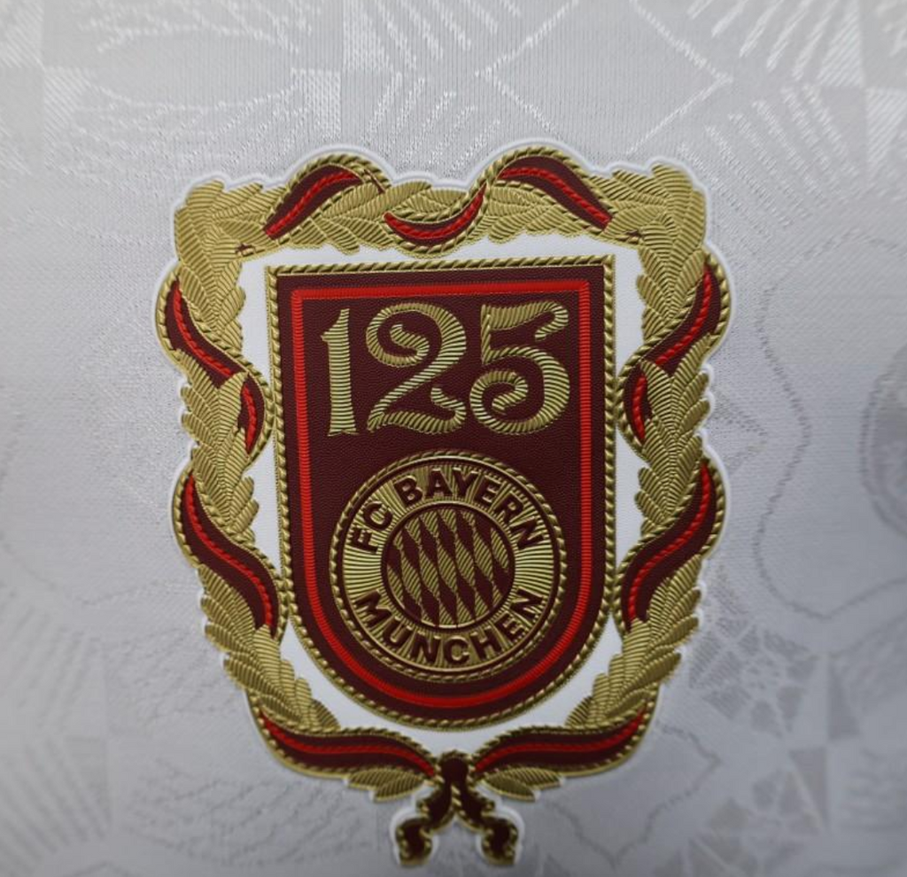 25/26 Bayern Munich White with 125th Anniversary Embleme