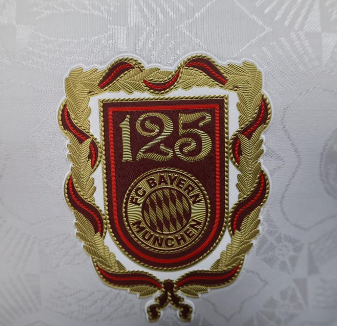 25/26 Bayern Munich White with 125th Anniversary Embleme