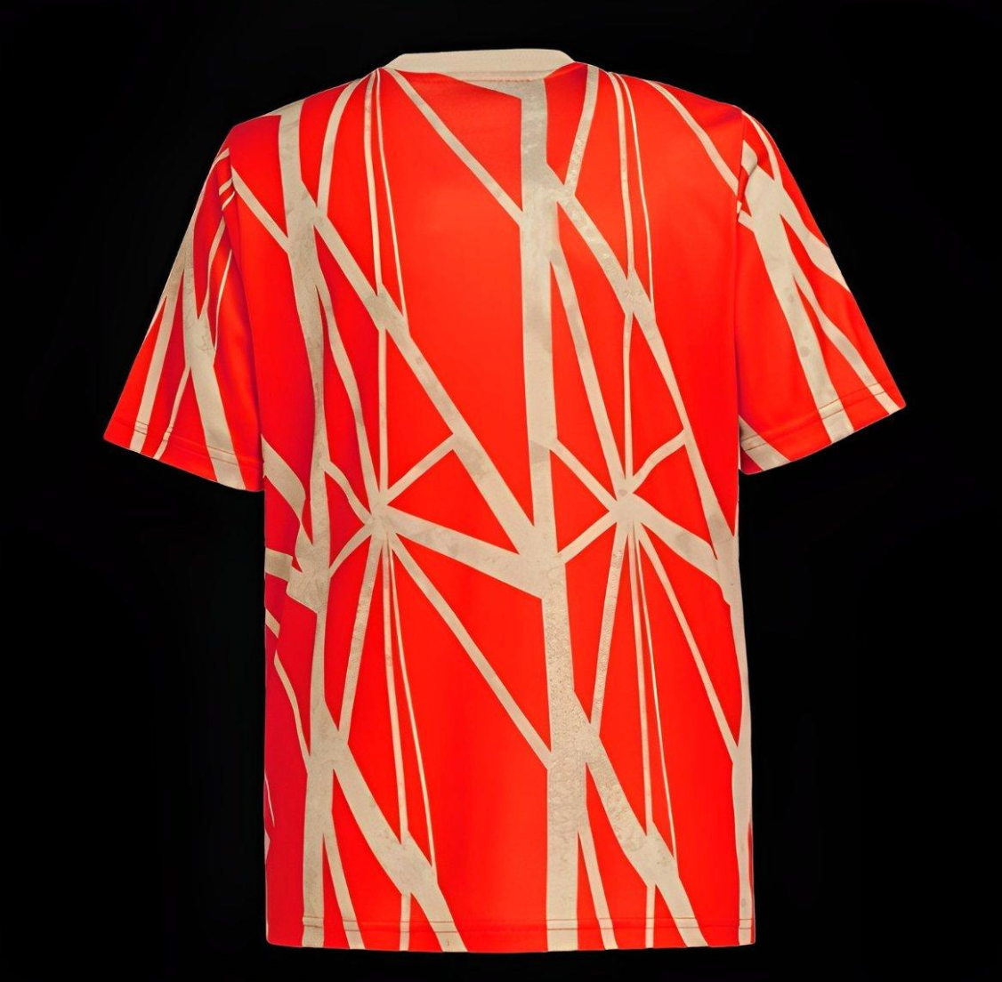 24/25 Bayern Munich Light Red With Gold Cut-Out Pre-Match