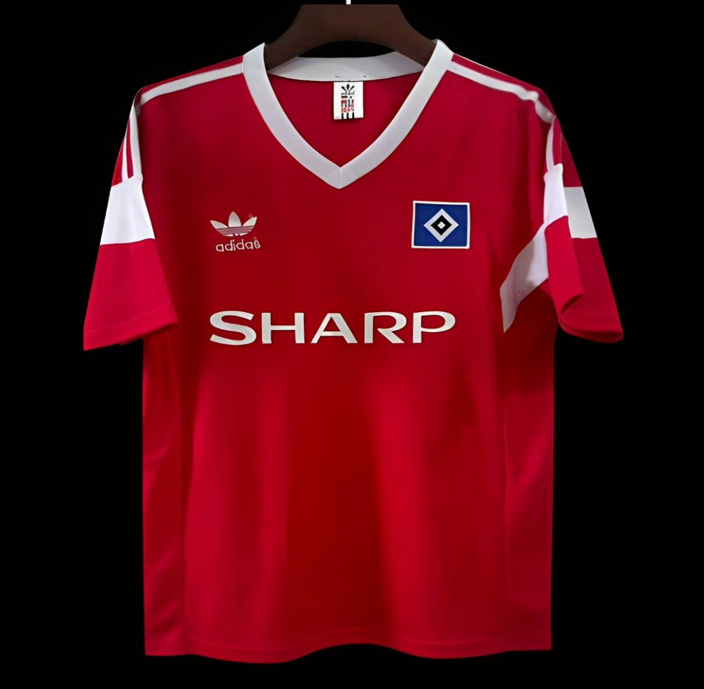 88/89 Hamburg SV Away Red
