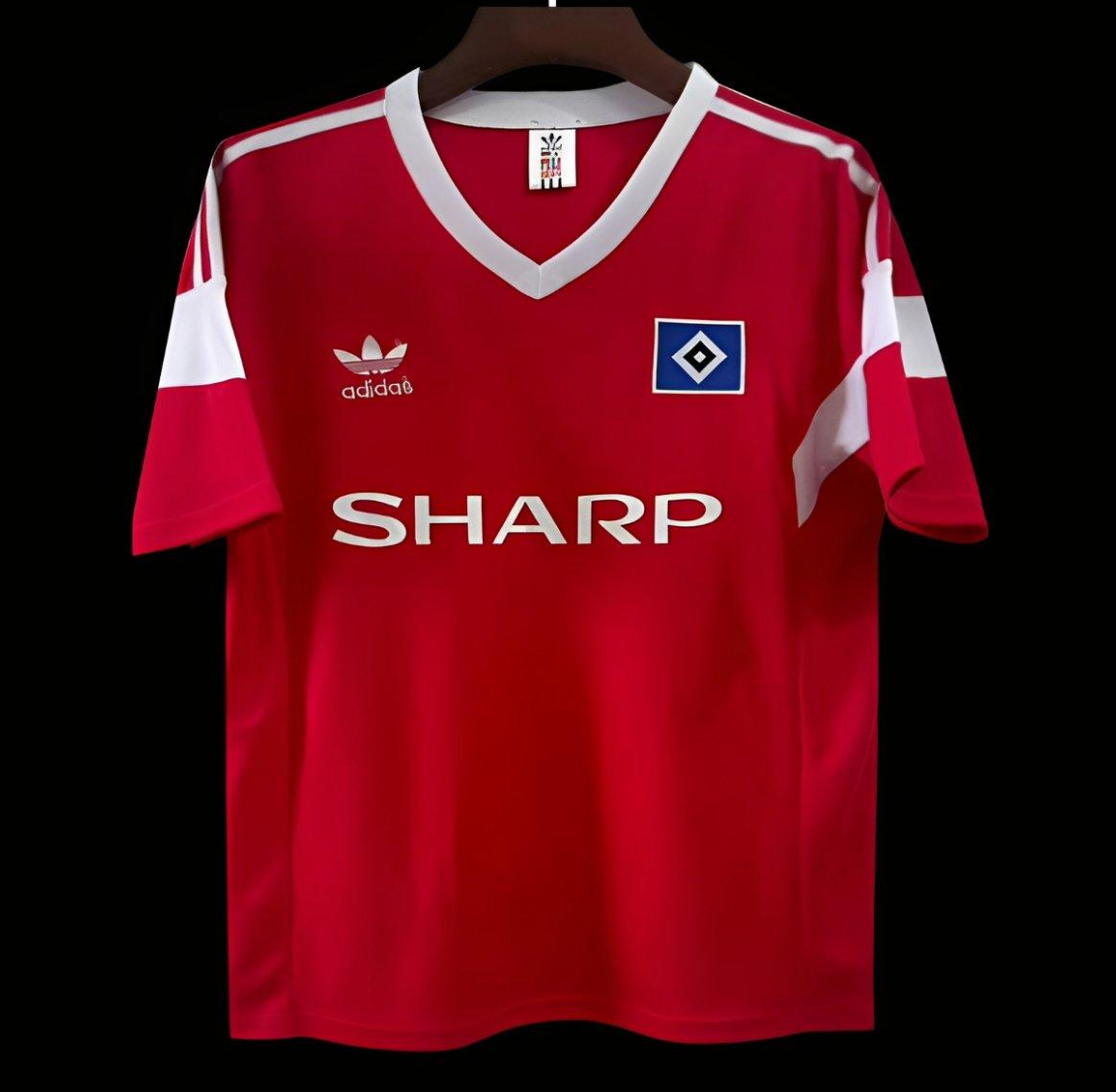 88/89 Hamburg SV Away Red