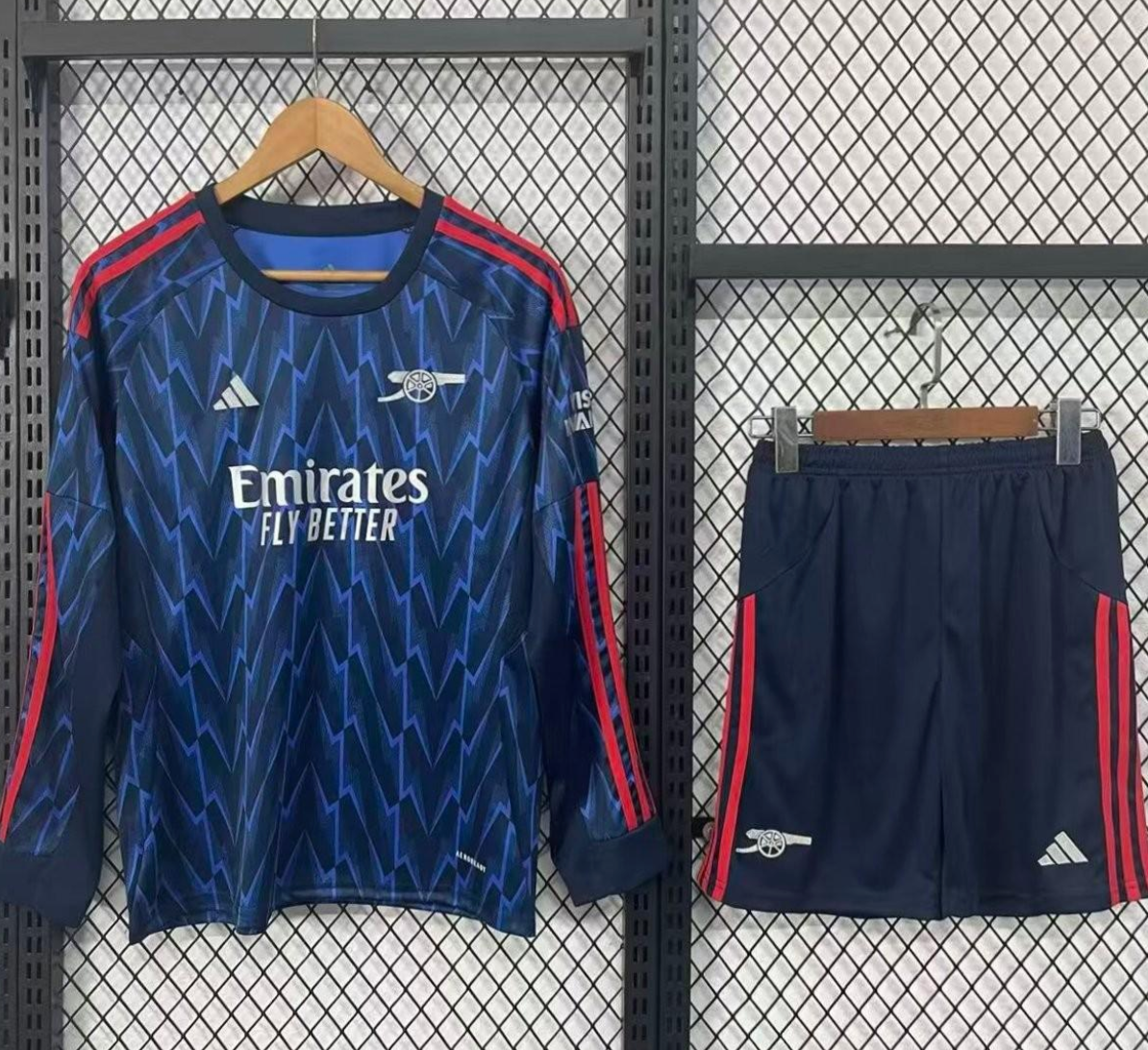 25/26 Kids Arsenal Away Long Sleeve Blue