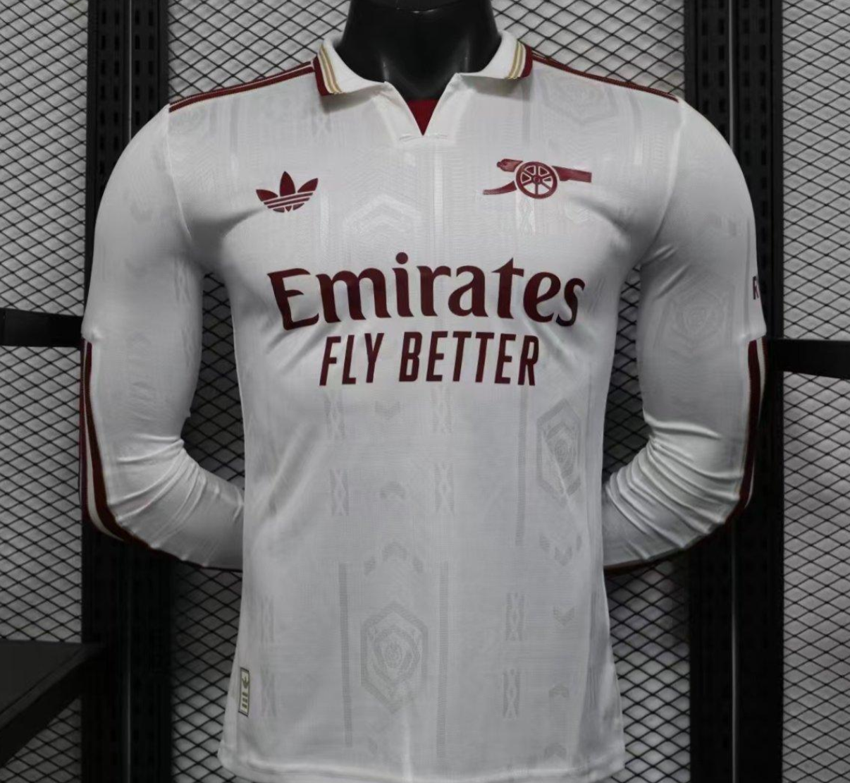 25/26 Arsenal Third Long Sleeve White