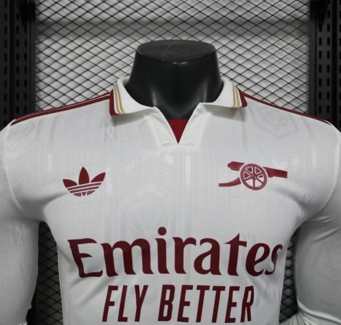 25/26 Arsenal Third Long Sleeve White