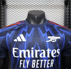 25/26 Arsenal Third Blue with Geometric Lightning Pattern