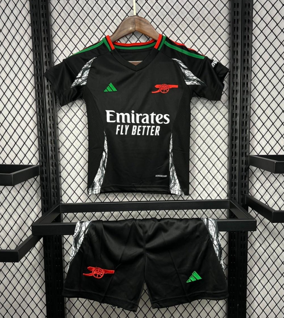 24/25 Kids Arsenal Away Black