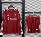 25/26 Kids Liverpool Home Long Sleeve