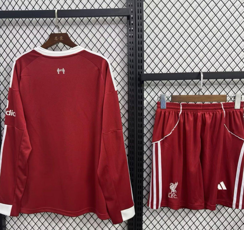 25/26 Kids Liverpool Home Long Sleeve