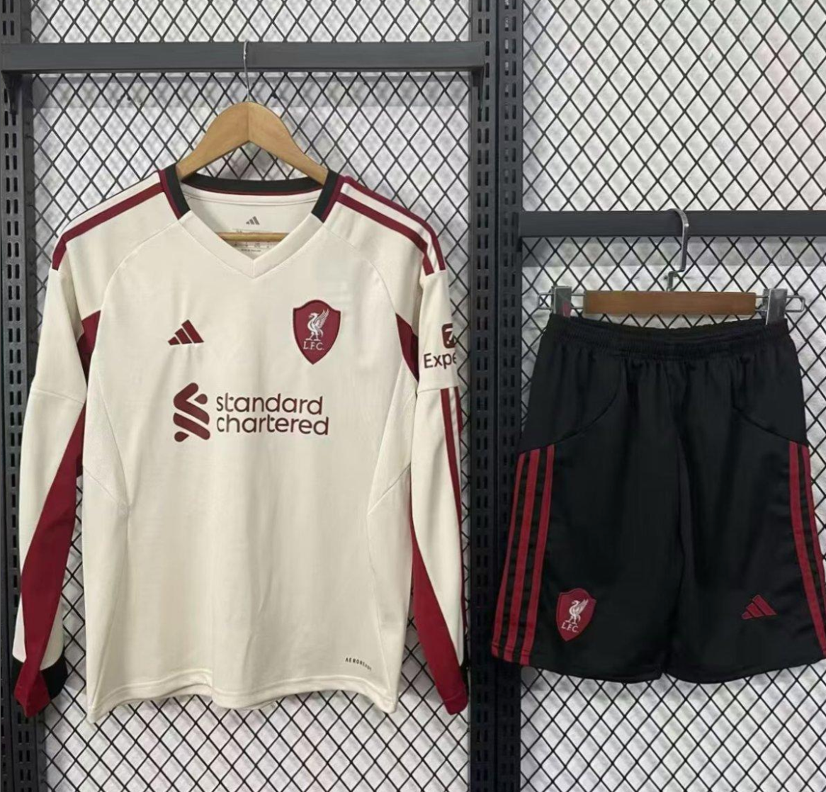 25/26 Kids Liverpool Away Long Sleeve