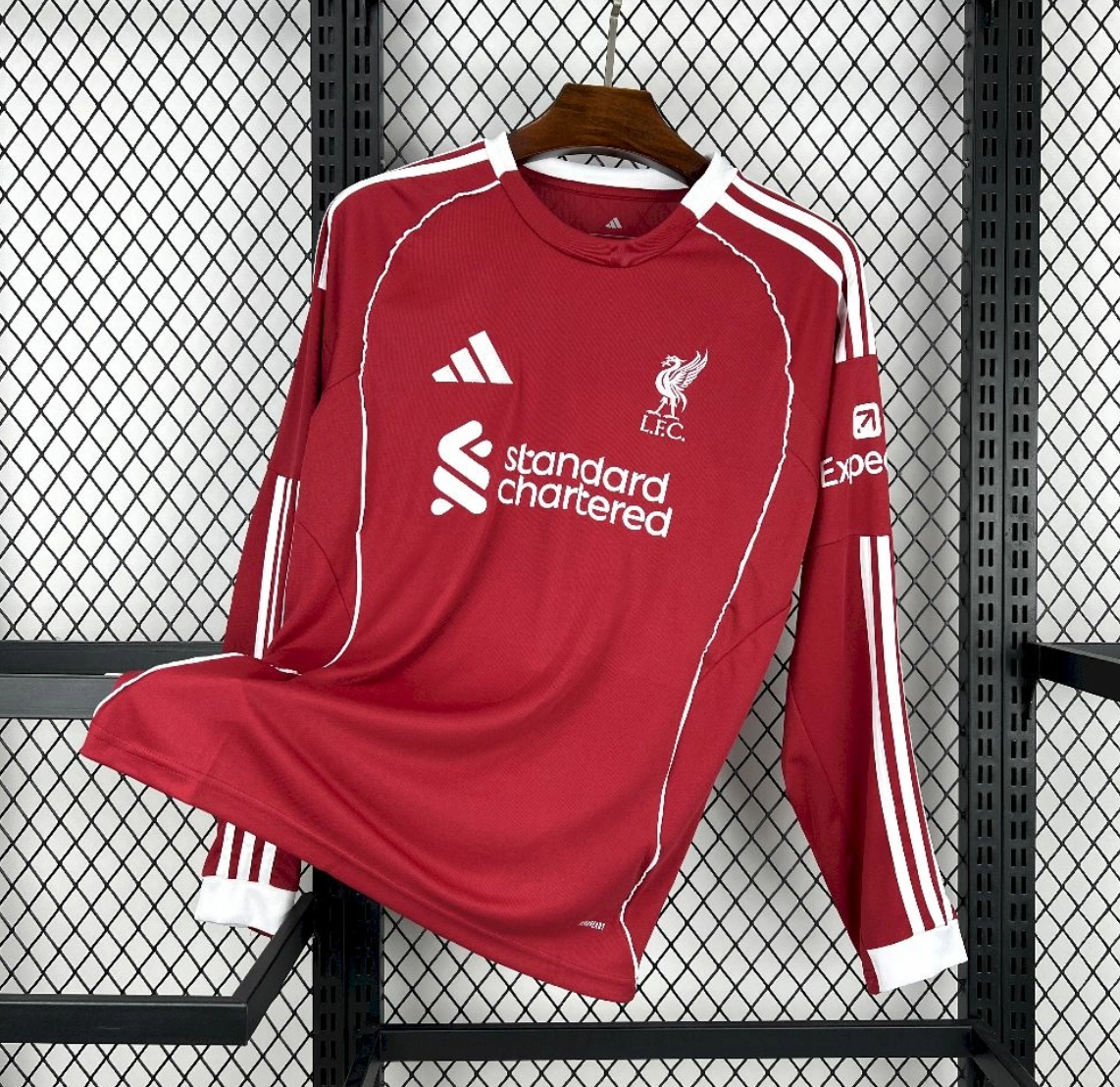 2025/26 Liverpool Home Long Sleeves