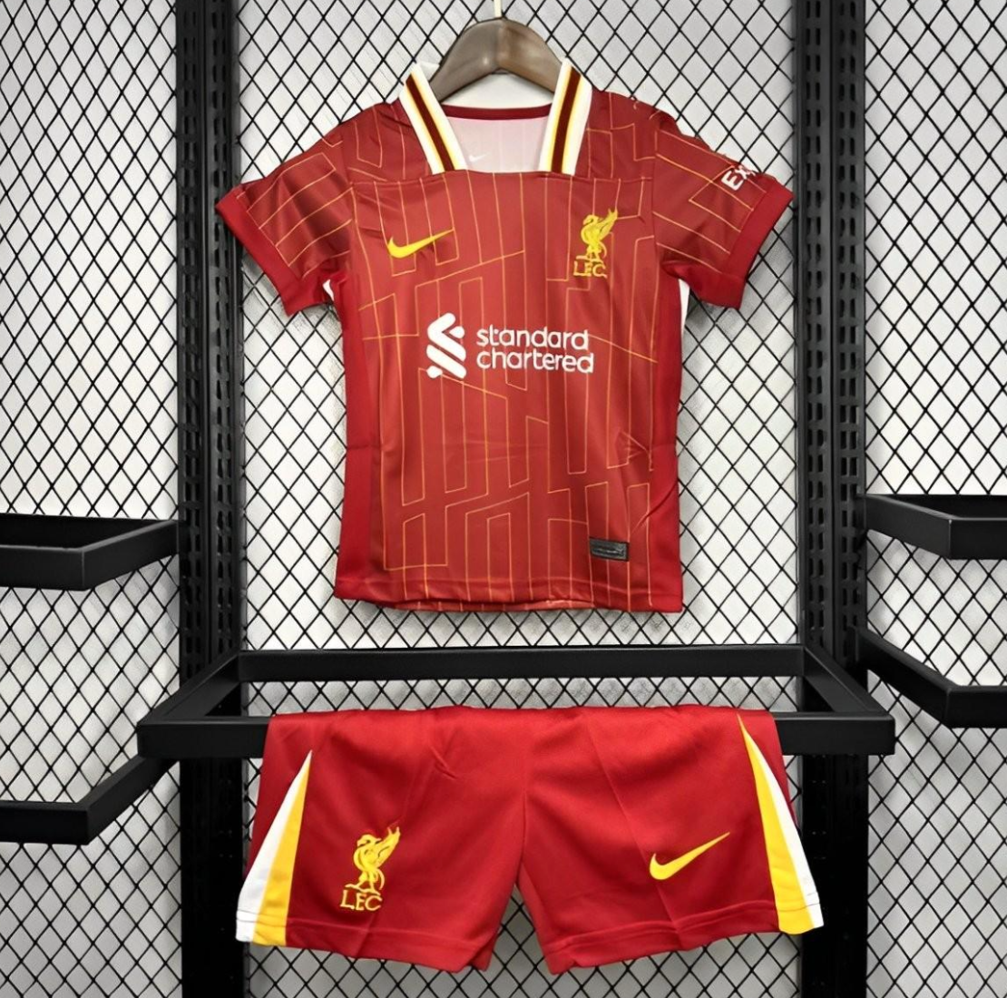 24/25 Kids Liverpool Home Jersey With Champion Printing