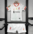 24/25 Kids Liverpool Third White Jersey With Champion Printing