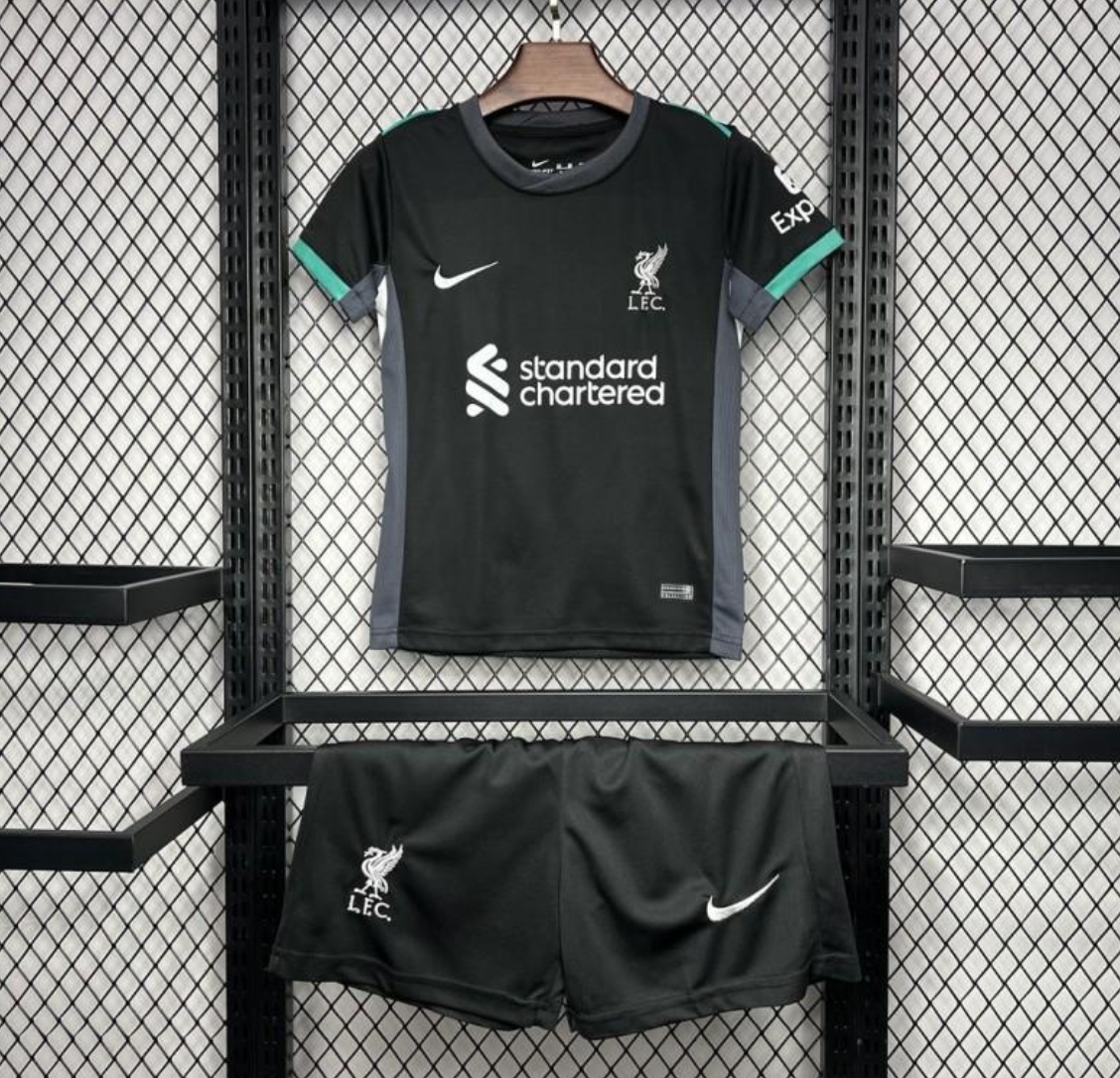 24/25 Kids Liverpool Away Black