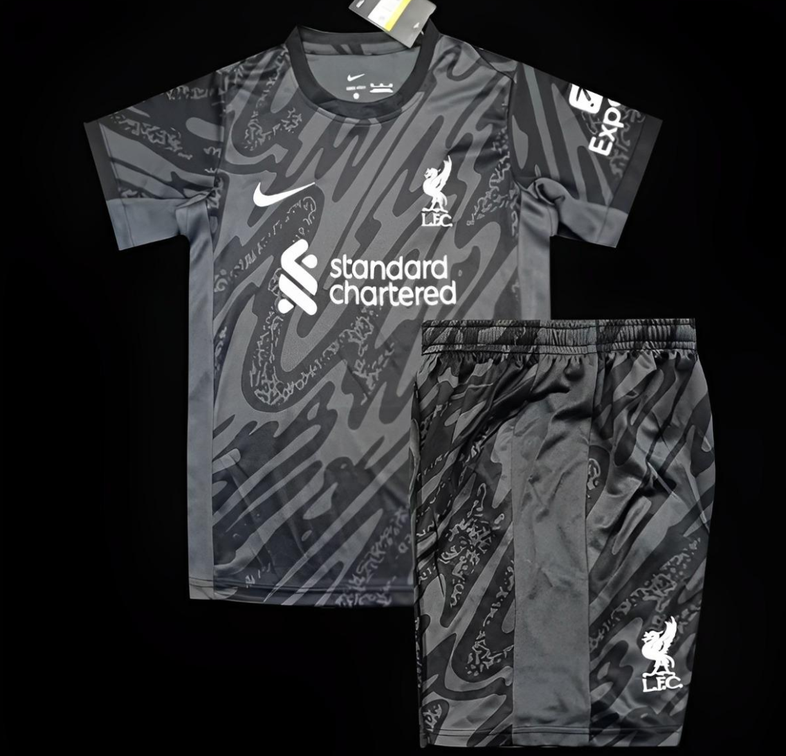 24/25 Kids Liverpool Black Goalkeeper