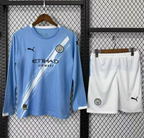 25/26 Kids Manchester City Home Long Sleeve