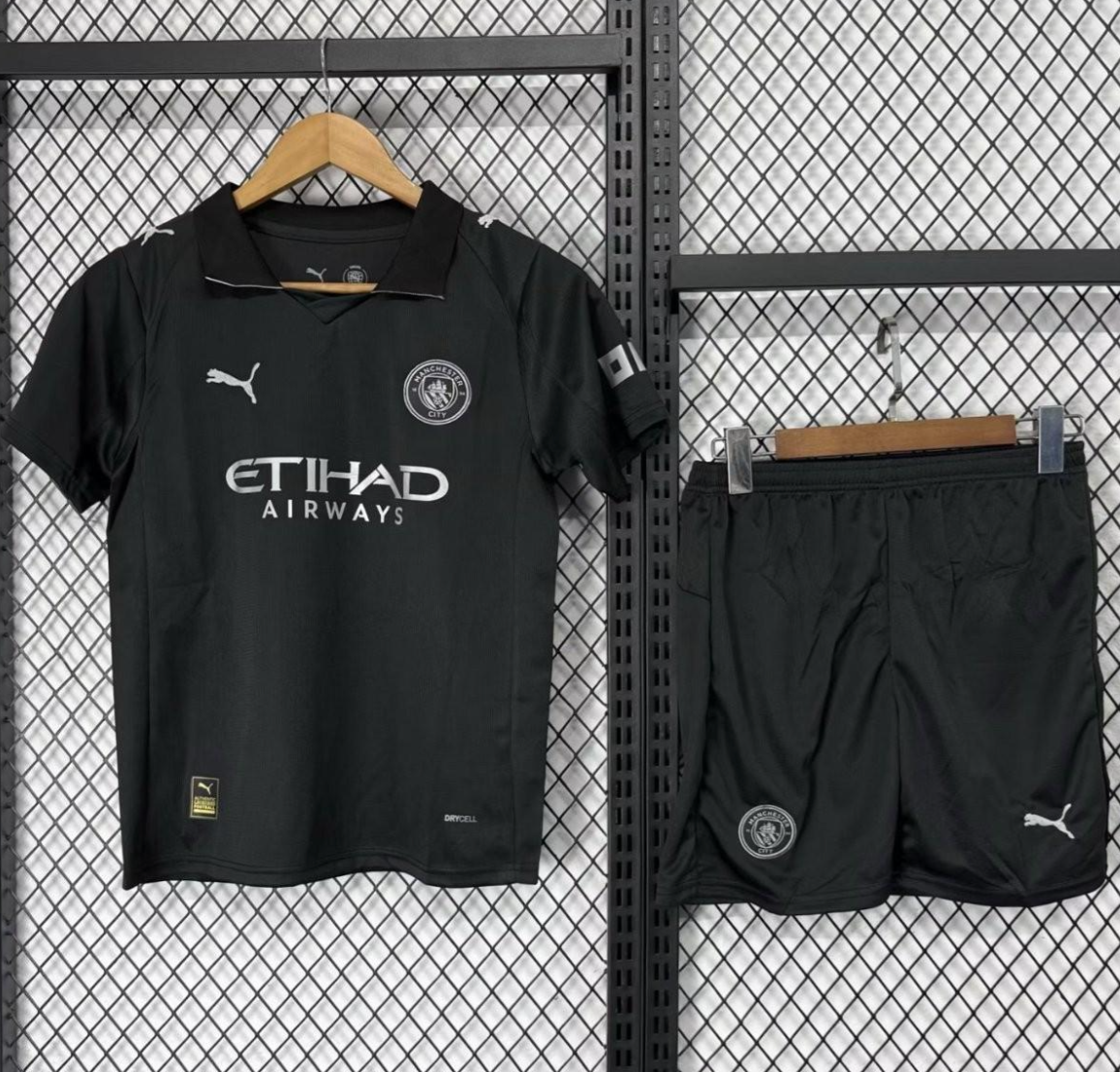 25/26 Kids Manchester City Away black concept