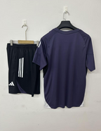 25/26 Manchester United Pre-Match Training Jersey Purple+ Shorts
