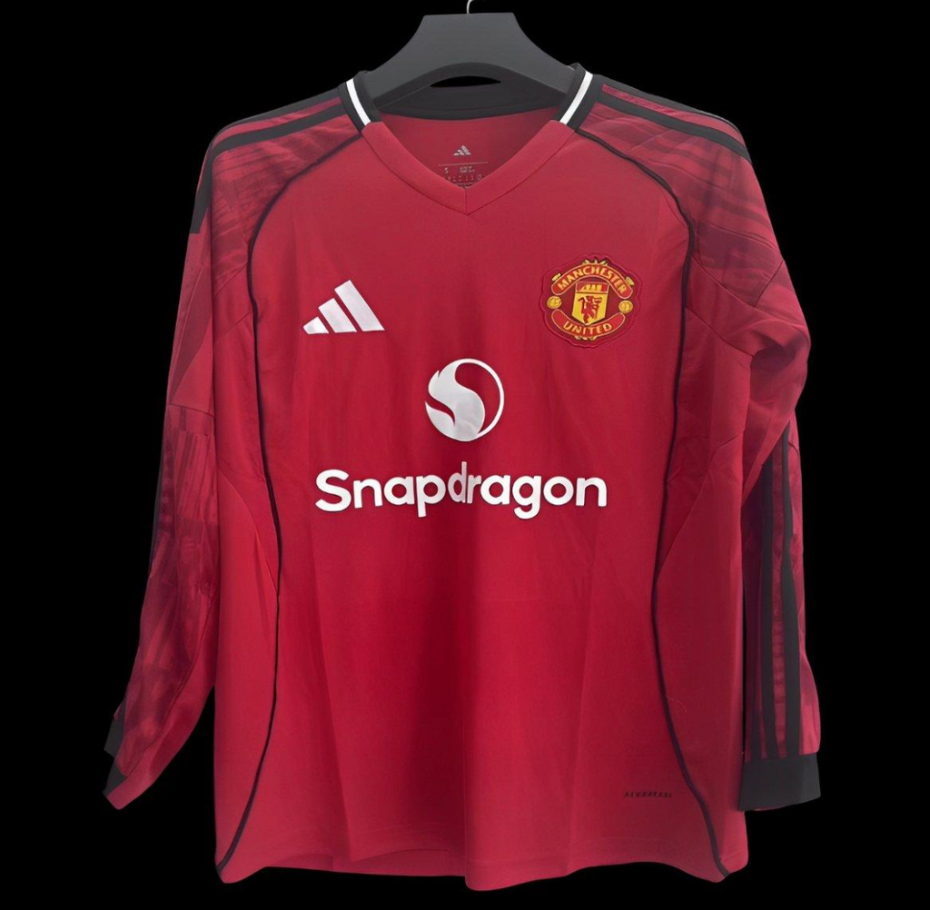 25/26 Manchester United Home Long Sleeve