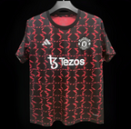 24/25 Manchester United M pattern Red/Black Pre-Match