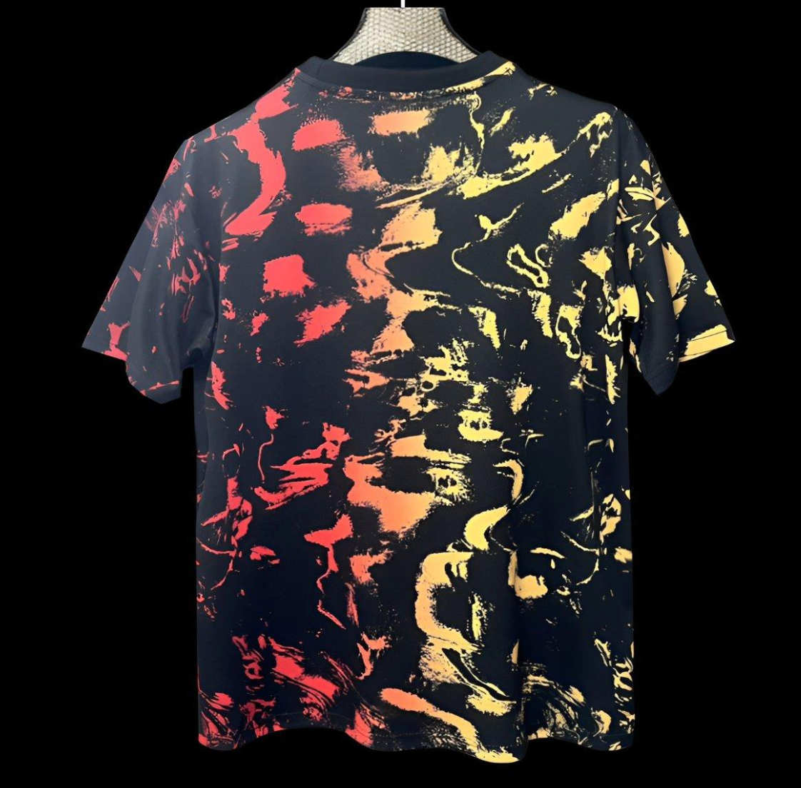 25/26 Newcastle United Black with Abstract Art Pattern