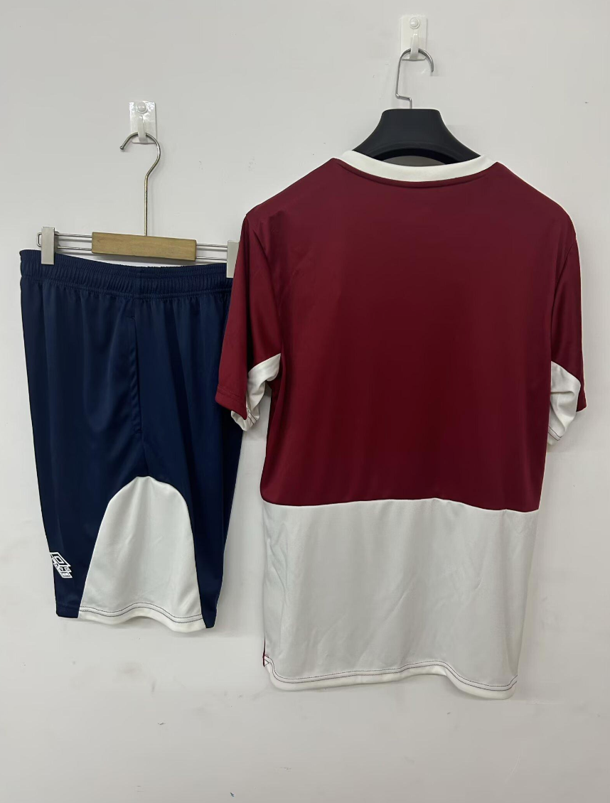 25/26 West Ham United Training Jersey Red+ Shorts