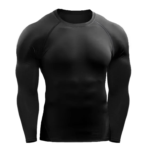 T-Shirt Compression Manches Longues Homme - Performance Sportive