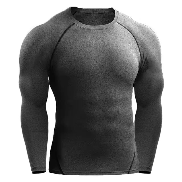 T-Shirt Compression Manches Longues Homme - Performance Sportive