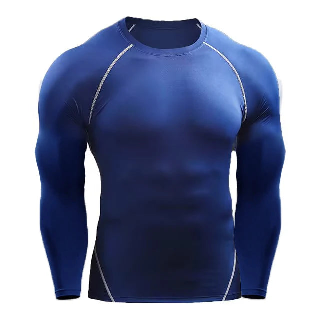 T-Shirt Compression Manches Longues Homme - Performance Sportive