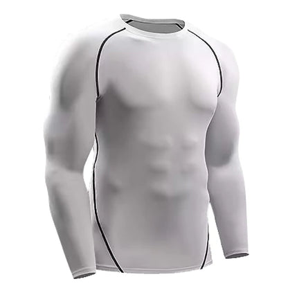 T-Shirt Compression Manches Longues Homme - Performance Sportive