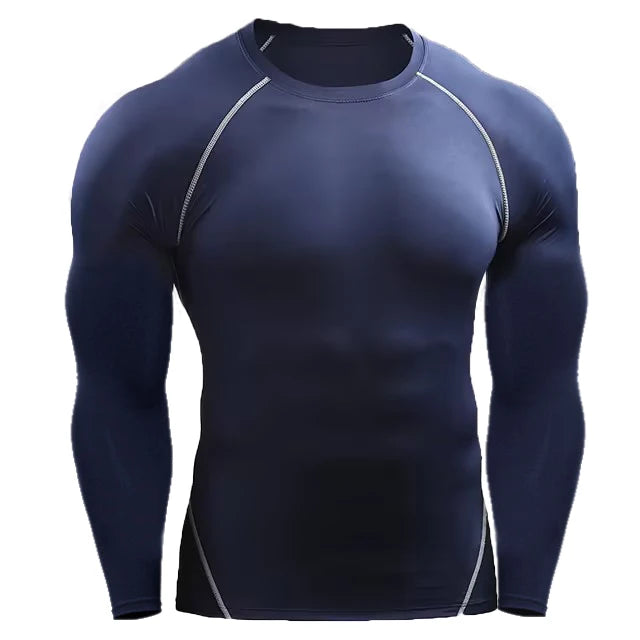 T-Shirt Compression Manches Longues Homme - Performance Sportive