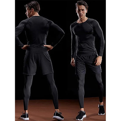 T-Shirt Compression Manches Longues Homme - Performance Sportive