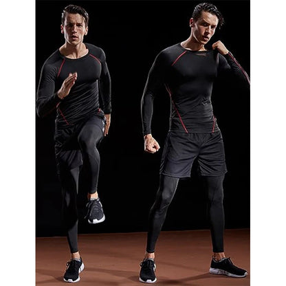 T-Shirt Compression Manches Longues Homme - Performance Sportive