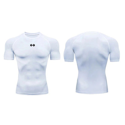 T-Shirt de Compression Homme - Séchage Rapide et Élastique