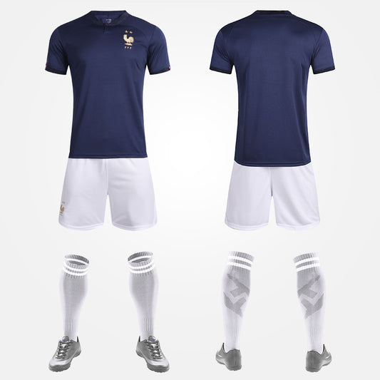 Ensemble de Maillots de Football – France , Pays-Bas , Allemagne (Domicile et Extérieur)