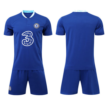 Ensemble de Maillots de Football – Uruguay , Qatar , Italie et Clubs : Liverpool , Chelsea (Domicile et Extérieur)