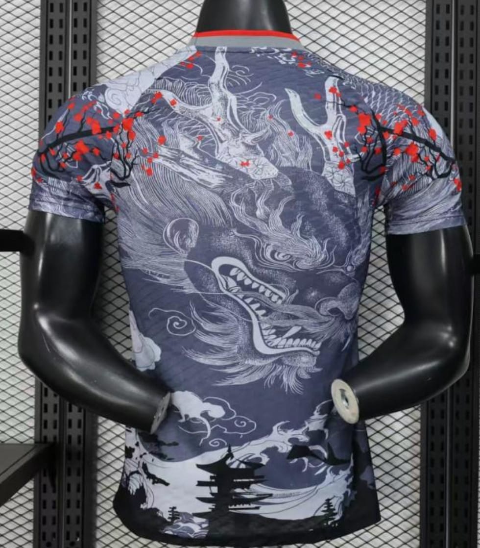 Player Version 2025 Japan Gray with Traditional Dragon and Cherry Blossom – Image 2