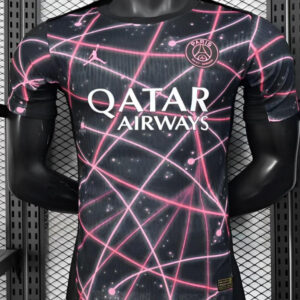 25/26 PSG Black with Neon Geometric