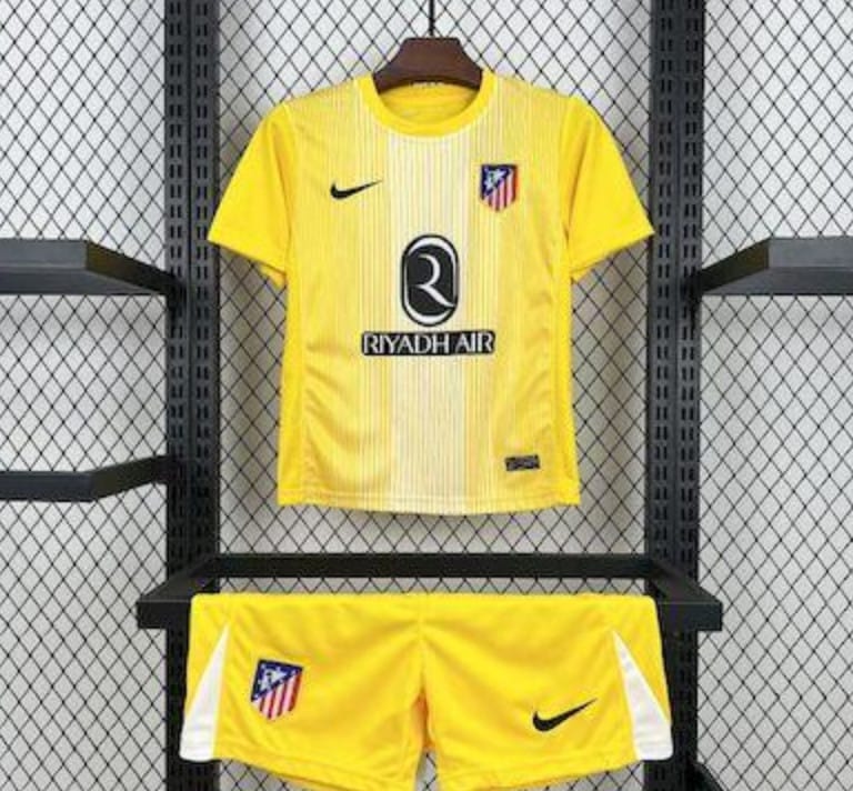 2025/26 Kids Atletico Madrid Yellow Goalkeeper